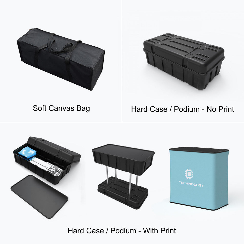 Curved Velcro Fabric Pop Up Display