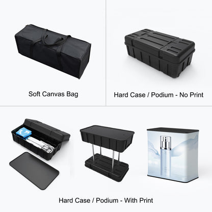 Curved Velcro Fabric Pop Up Display