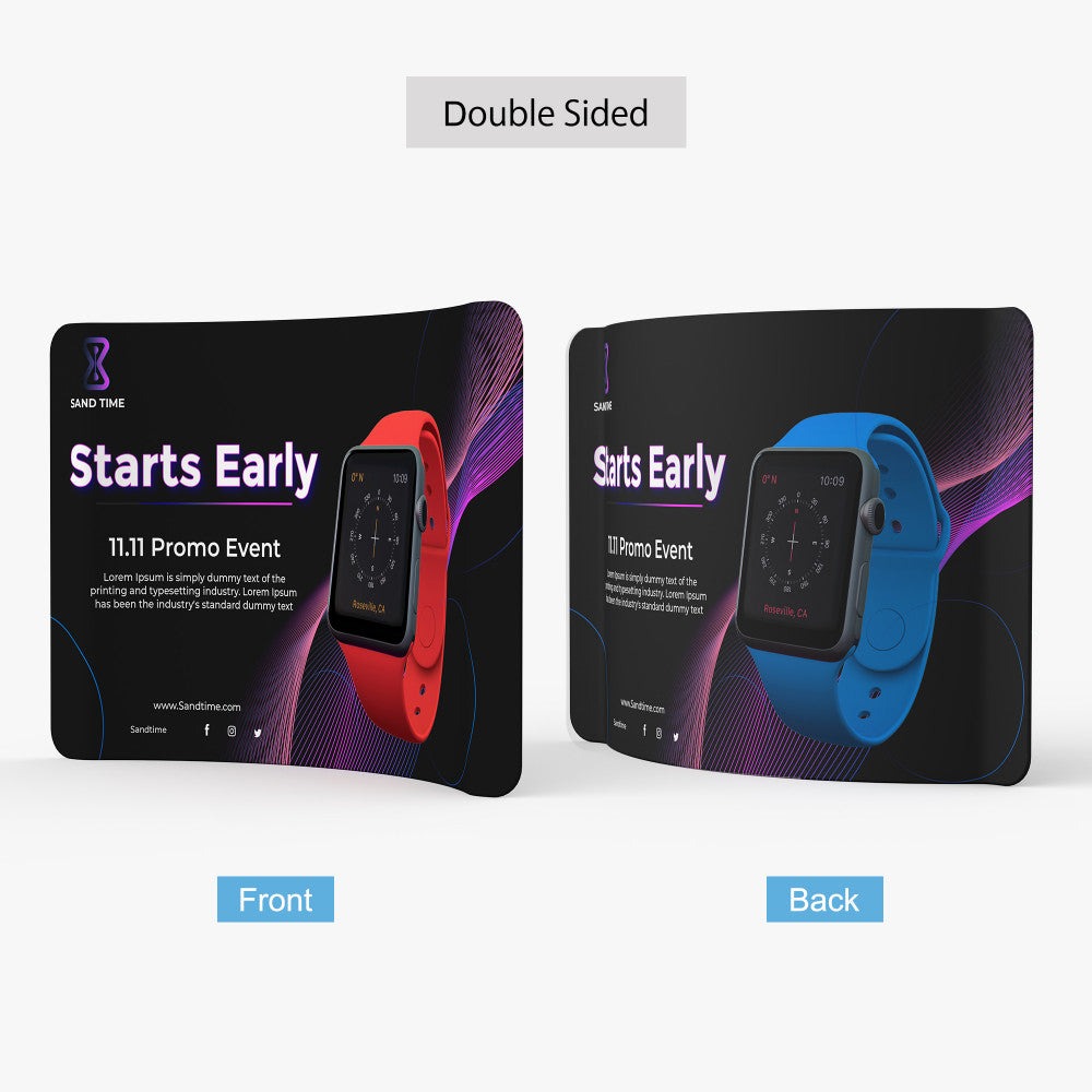 Curved Tension Fabric Display