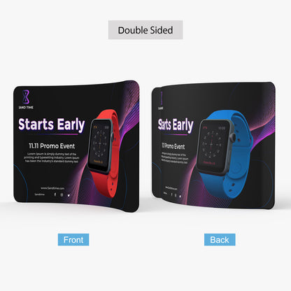 Curved Tension Fabric Display