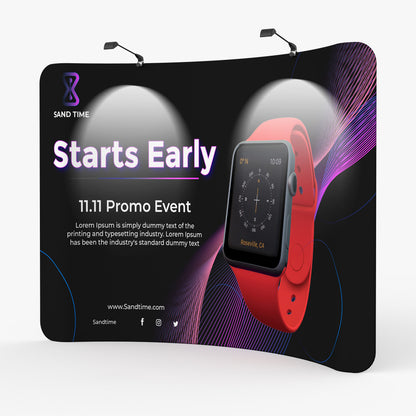 Curved Tension Fabric Display