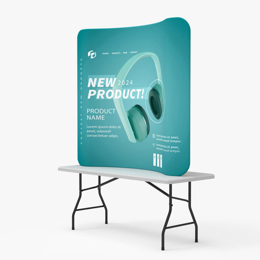 Curved Tension Fabric Display