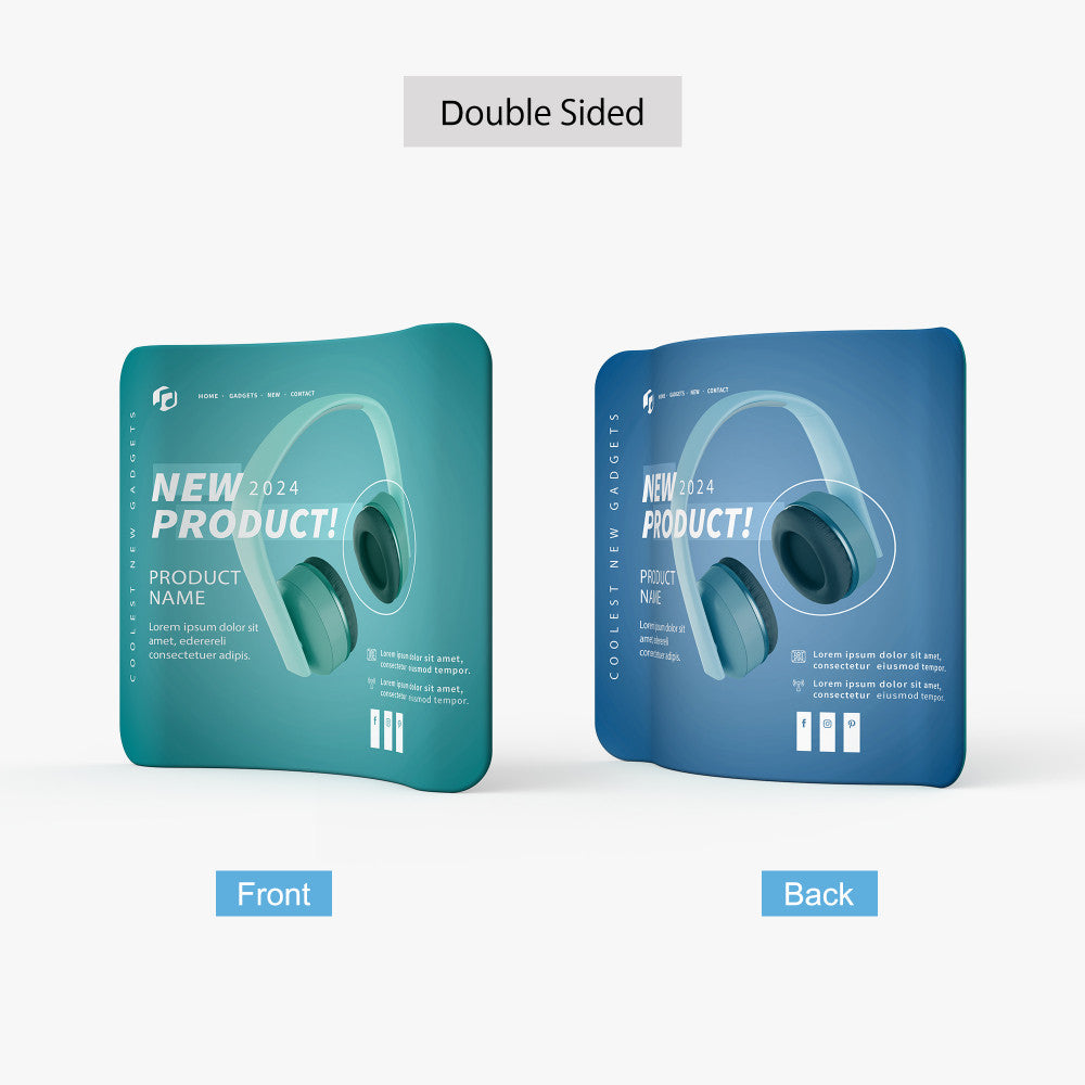 Curved Tension Fabric Display